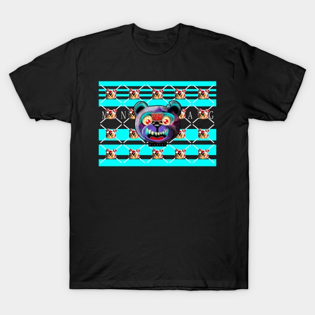 mindful gang bear smile franco T-Shirt by chachazart